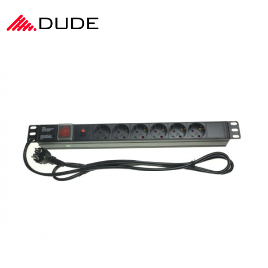 DUDE 19 Inch Controlled European Germany PDU Network Power Distribution Unit DUDE 19 Inch Controlled European Germany PDU Network Power Distribution Unit