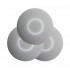 Ubiquiti Access Point nanoHD / U6 Lite Black Fabric Cover, 3-Pack (nHD-cover-Fabric-3)