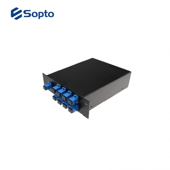SOPTO Splitter PLC Type Plugin 1× 8 G.657.A1 Input SC/UPC Output SC/UPC SPS-1×8-A1-I-SSU-PP SOPTO Splitter PLC Type Plugin 1× 8 G.657.A1 Input SC/UPC Output SC/UPC SPS-1×8-A1-I-SSU-PP