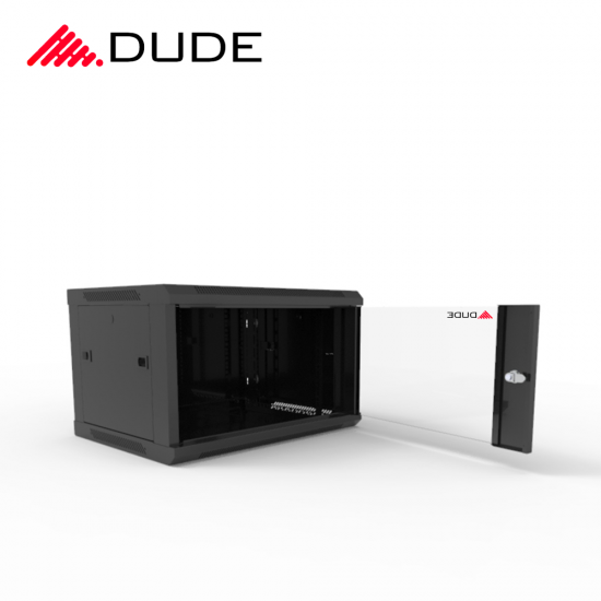 DUDE 4U 600x450 Wall-Mounted Rackmount Cabinet DUDE 4U 600x450 Wall-Mounted Rackmount Cabinet