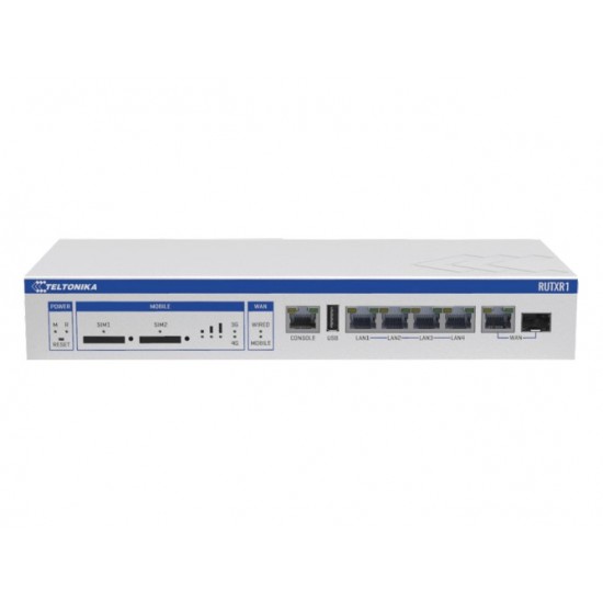Teltonika RUTXR1Rack-mountable SFP/LTE Cat6 Teltonika RUTXR1Rack-mountable SFP/LTE Cat6
