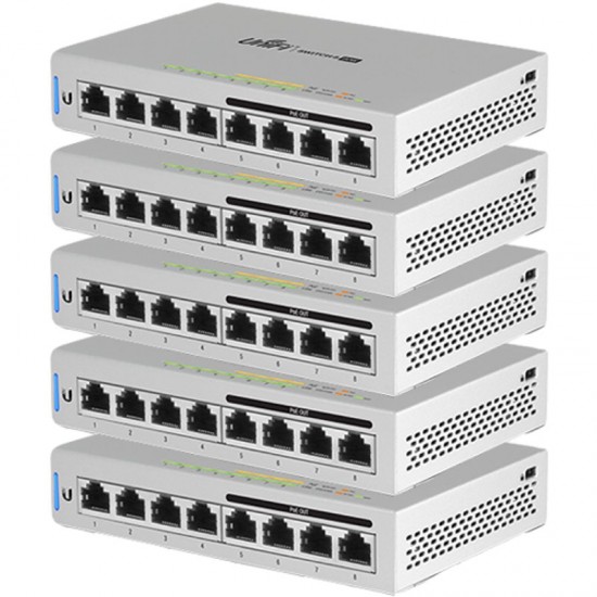 Ubiquiti UniFi Switch 8 60W 5-pack (US-8-60W-5) Ubiquiti UniFi Switch 8 60W 5-pack (US-8-60W-5)