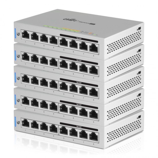 Ubiquiti UniFi Switch 8 5-pack (US-8-5) Ubiquiti UniFi Switch 8 5-pack (US-8-5)